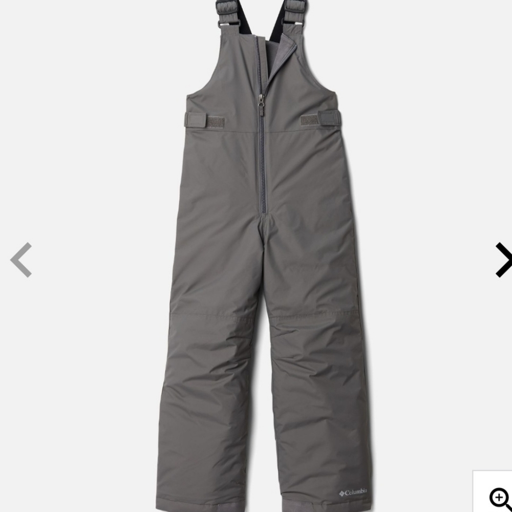 Columbia kids snow bib